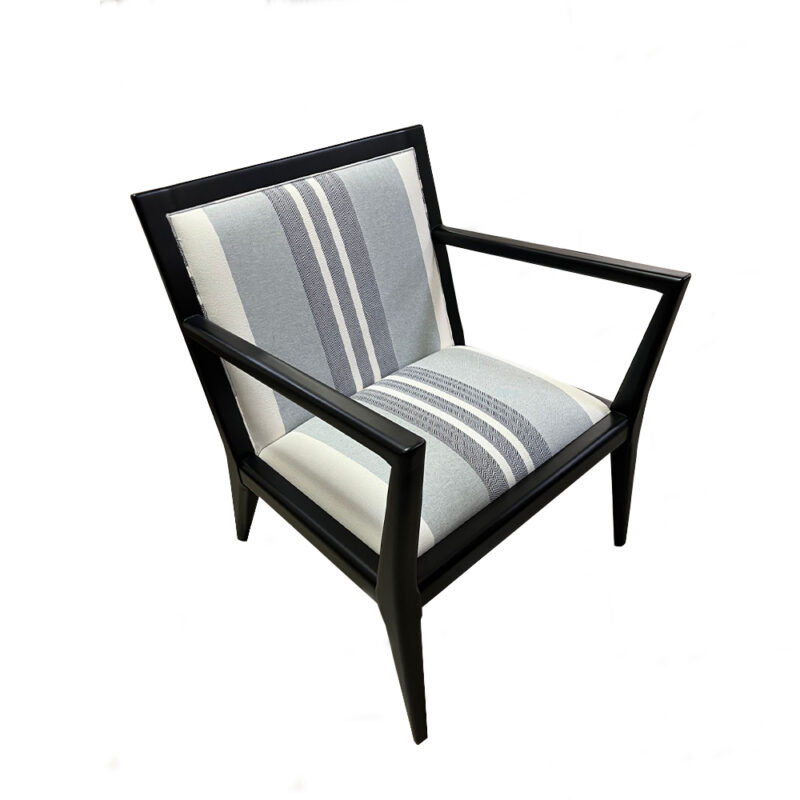 Sillón Malibú Tapizado Negro