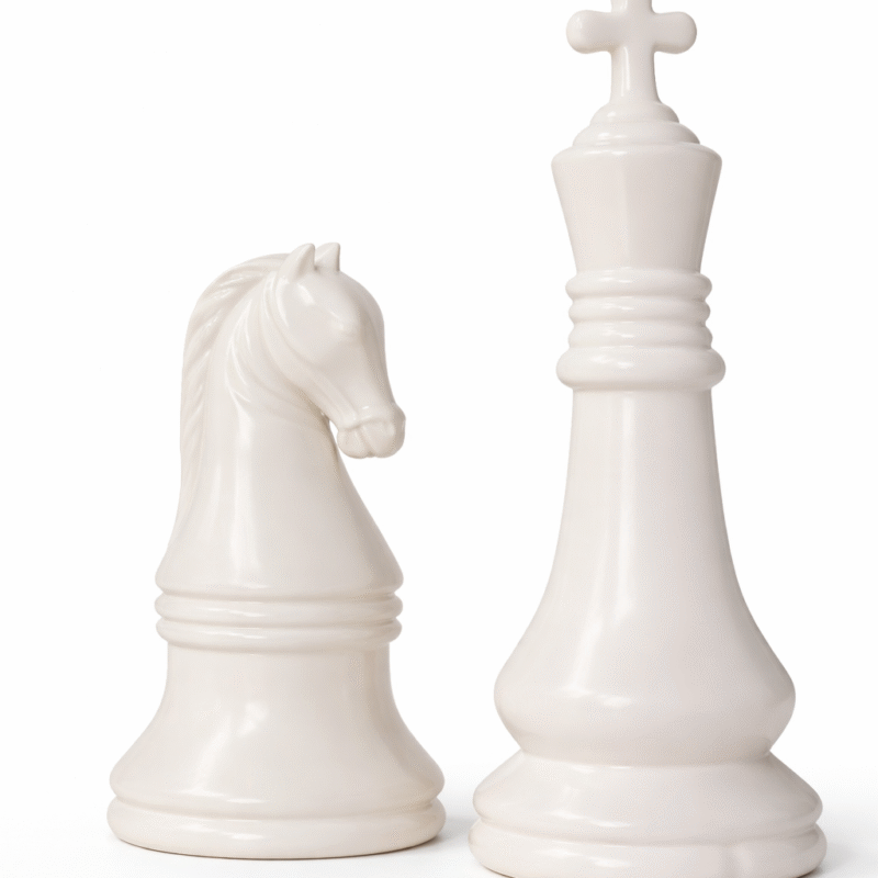 Piezas ajedrez ceramica