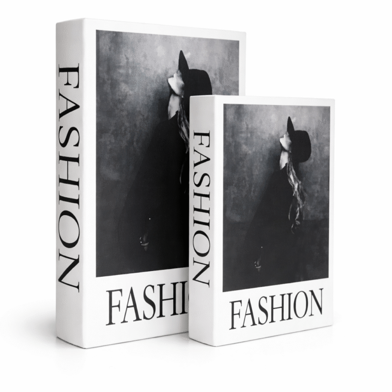 Caja libro decorativa set x2