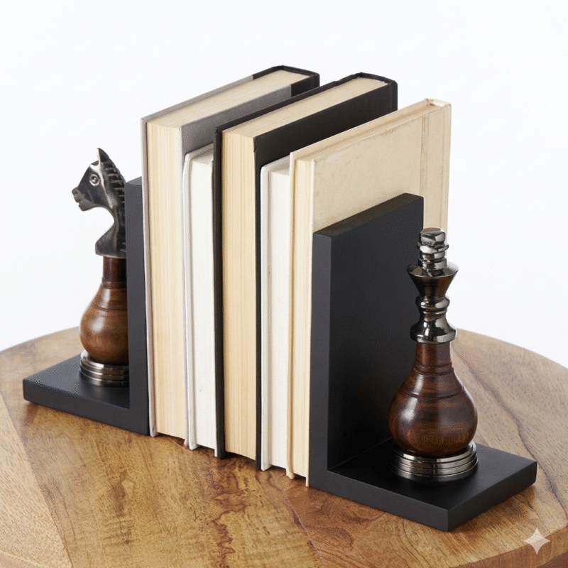 Prensalibros piezas ajedrez