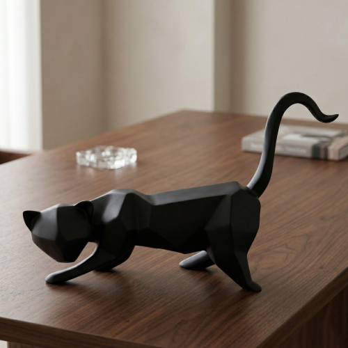 Escultura gato negro - Imagen 2